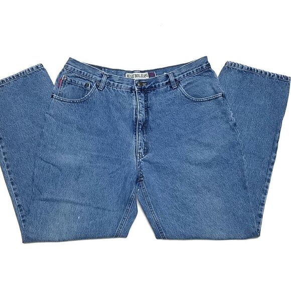 VINTAGE 90s Bugle Boy Relaxed Tapered Mom Jeans - Picture 2 of 11